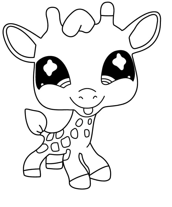 Coloriage gratuit Girafe #177616 de la collection Animaux à imprimer Coloriage gratuit Girafe #177616 de la collection Animaux à imprimer