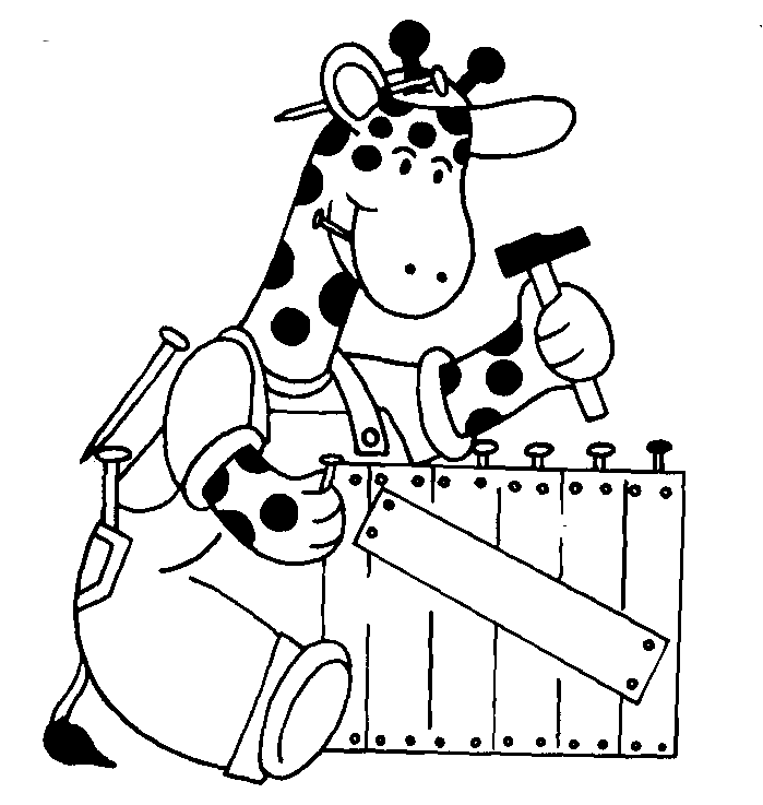 Dessin à colorier: Girafe (Animaux) #7255 - Coloriages à Imprimer Gratuits