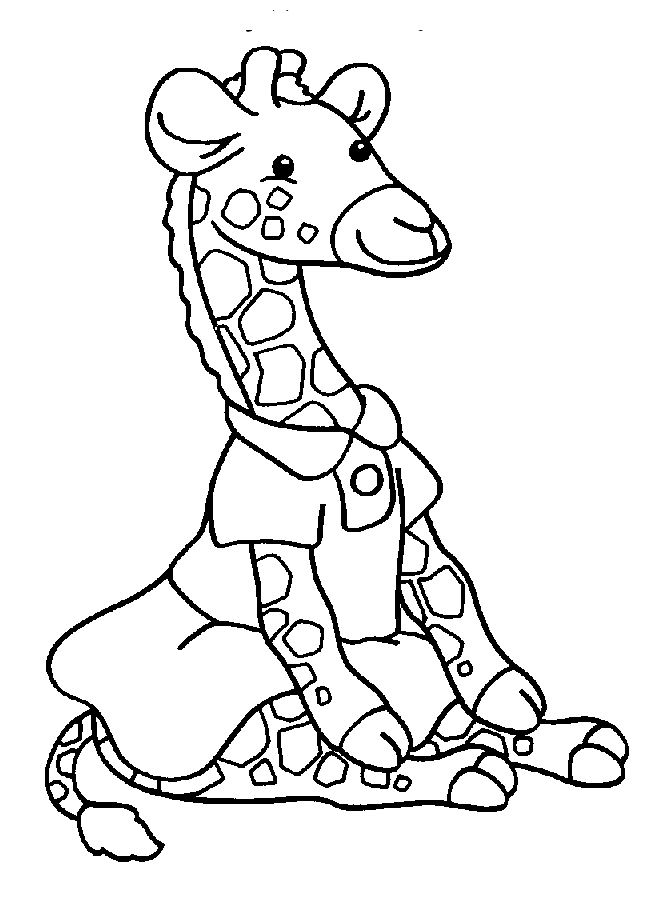 Dessin à colorier: Girafe (Animaux) #7257 - Coloriages à Imprimer Gratuits