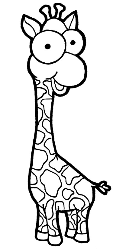 Dessin à colorier: Girafe (Animaux) #7279 - Coloriages à Imprimer Gratuits