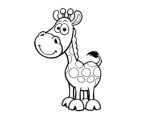 Dessin à colorier: Girafe (Animaux) #7280 - Coloriages à Imprimer Gratuits