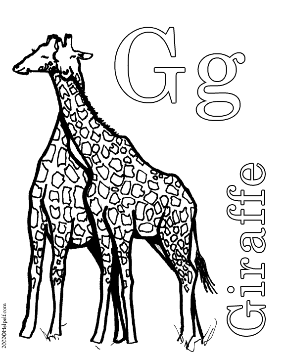 Dessin à colorier: Girafe (Animaux) #7316 - Coloriages à Imprimer Gratuits