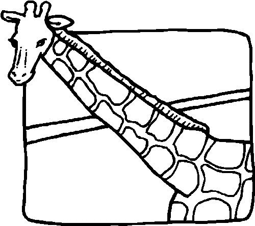 Dessin à colorier: Girafe (Animaux) #7326 - Coloriages à Imprimer Gratuits