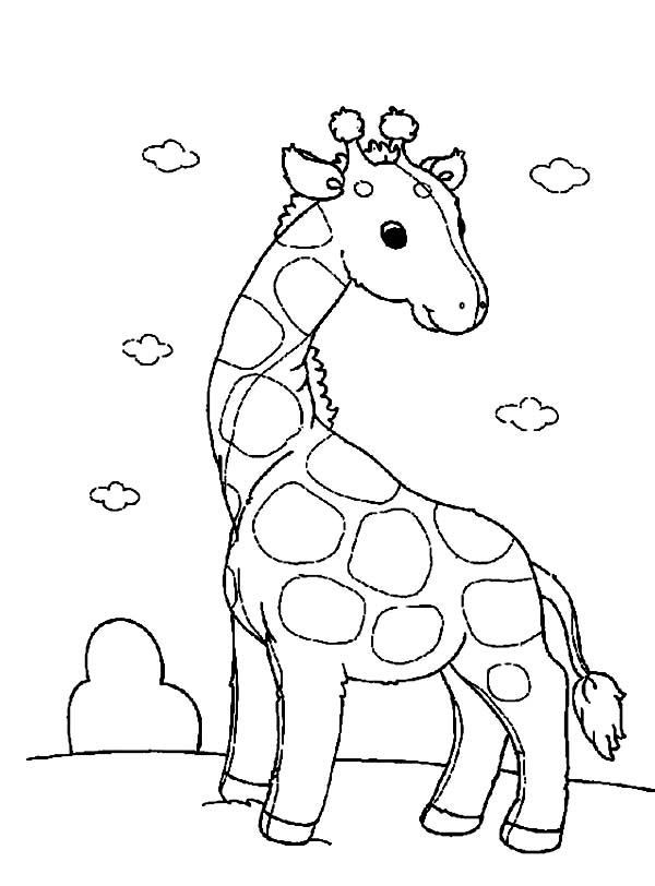Dessin à colorier: Girafe (Animaux) #7332 - Coloriages à Imprimer Gratuits