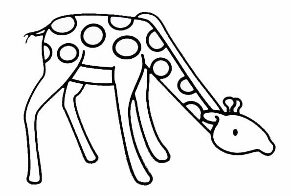 Dessin à colorier: Girafe (Animaux) #7345 - Coloriages à Imprimer Gratuits