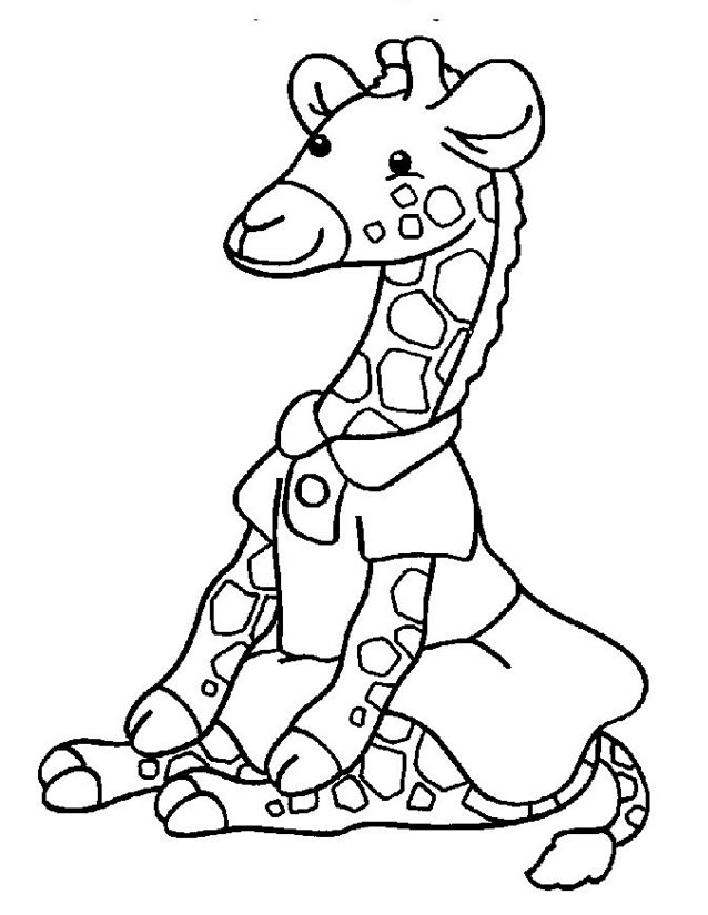 Dessin à colorier: Girafe (Animaux) #7378 - Coloriages à Imprimer Gratuits
