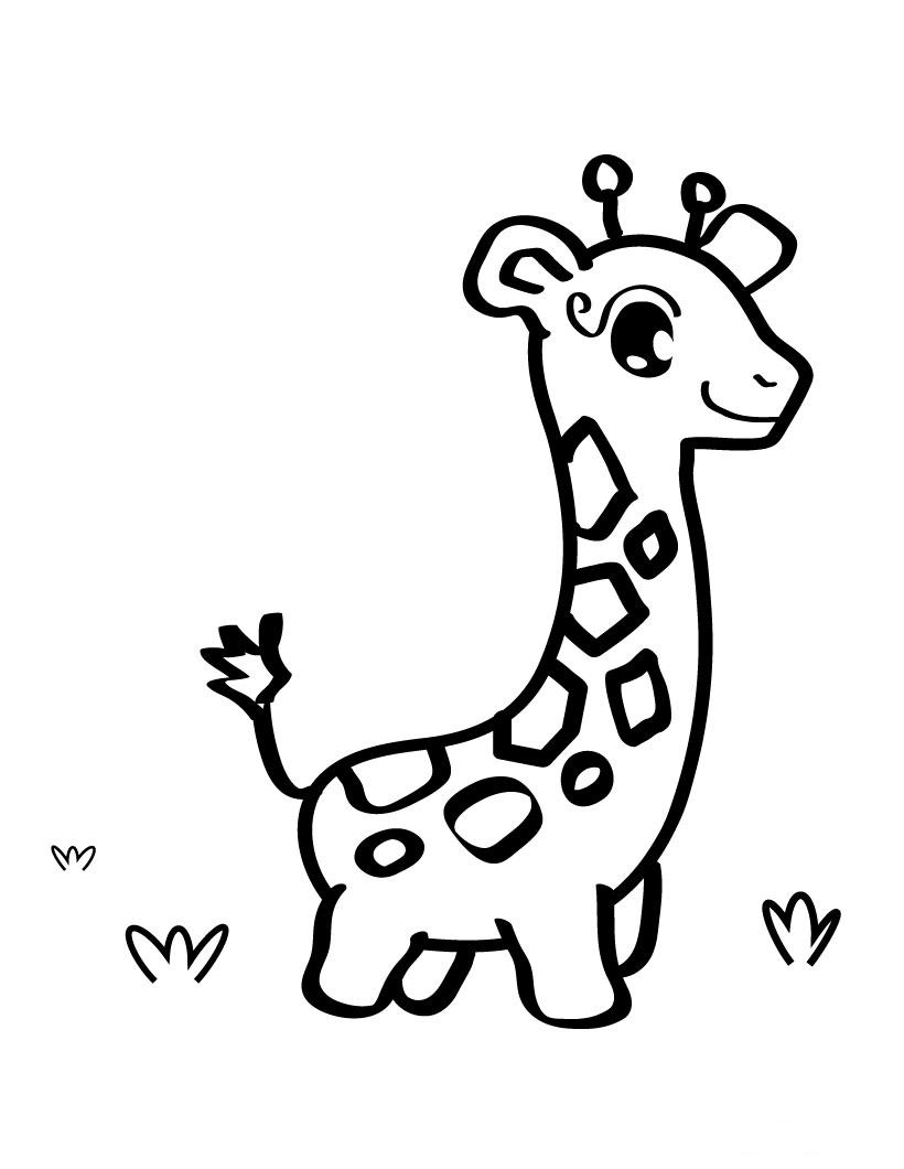 Coloriages Girafe (Animaux) – Dessins à colorier – Page 3 – Coloriages