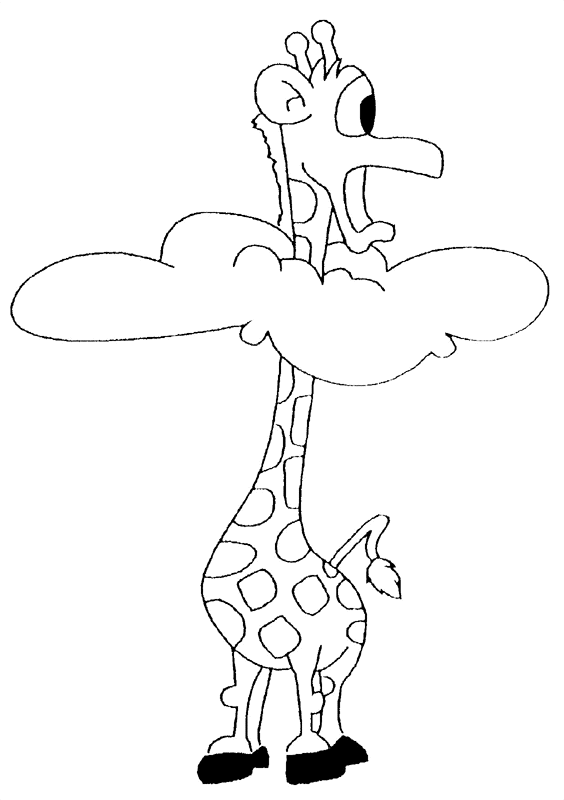 Dessin à colorier: Girafe (Animaux) #7415 - Coloriages à Imprimer Gratuits