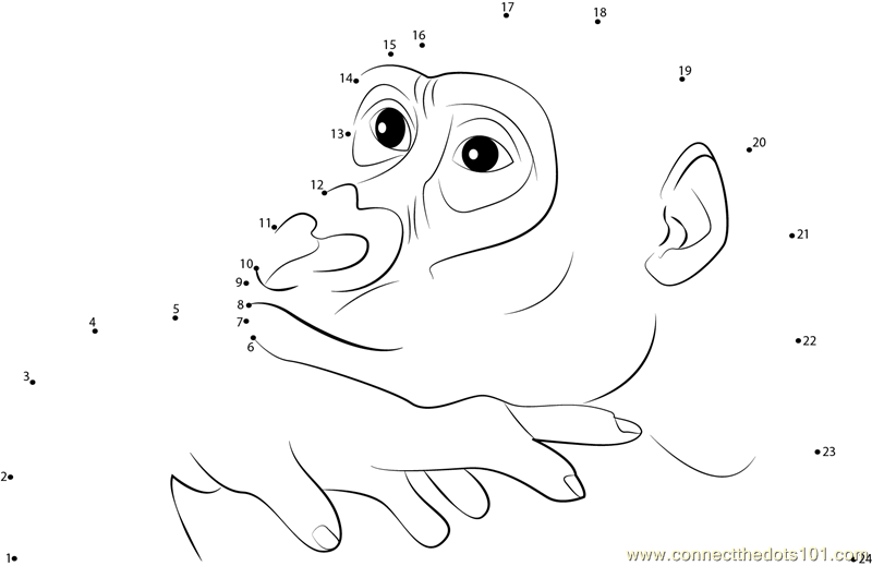 Dessin à colorier: Gorille (Animaux) #7503 - Coloriages à Imprimer Gratuits