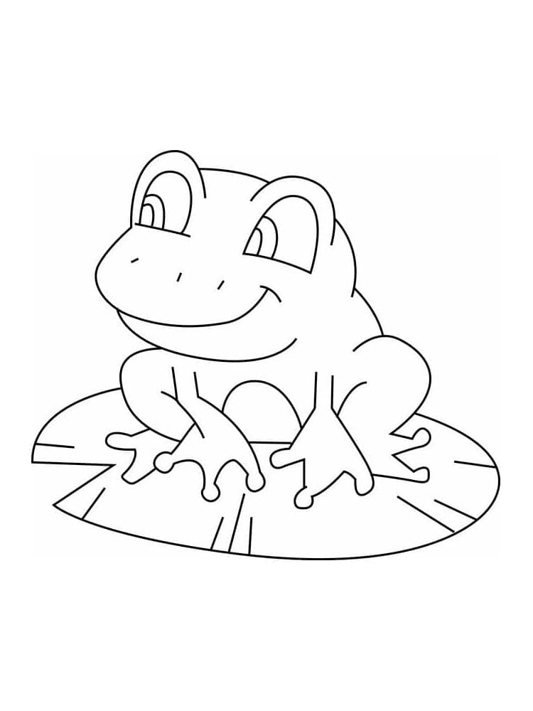 Page de coloriage Grenouille #187300, collection Animaux, à imprimer et colorier