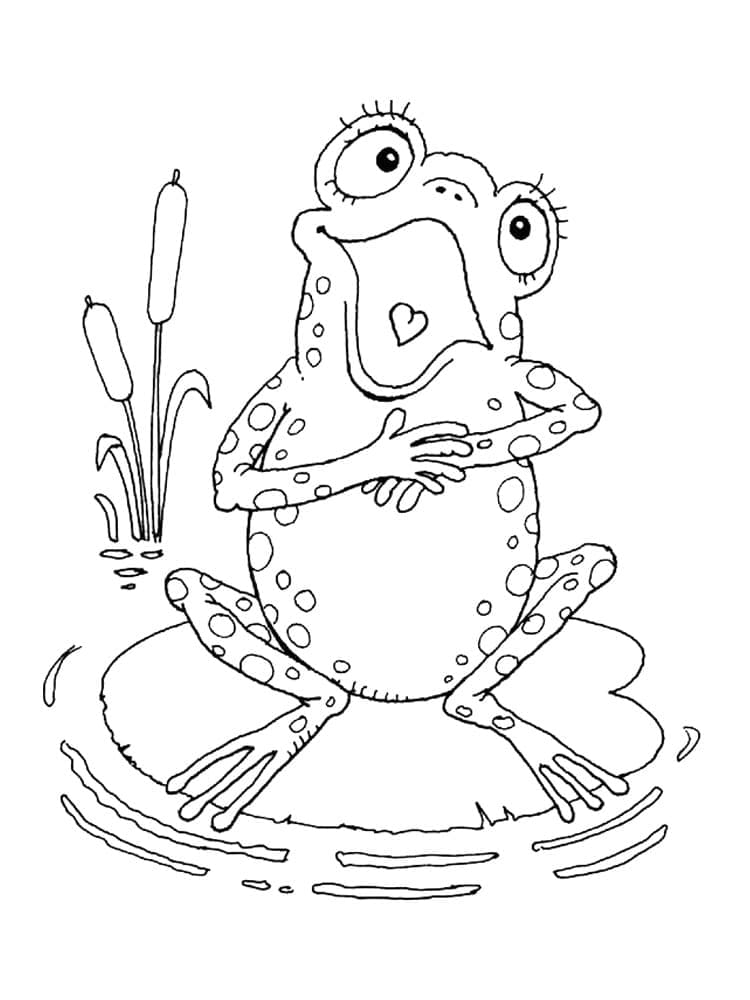 Coloriage gratuit Grenouille #187331 de la collection Animaux à imprimer Coloriage gratuit Grenouille #187331 de la collection Animaux à imprimer