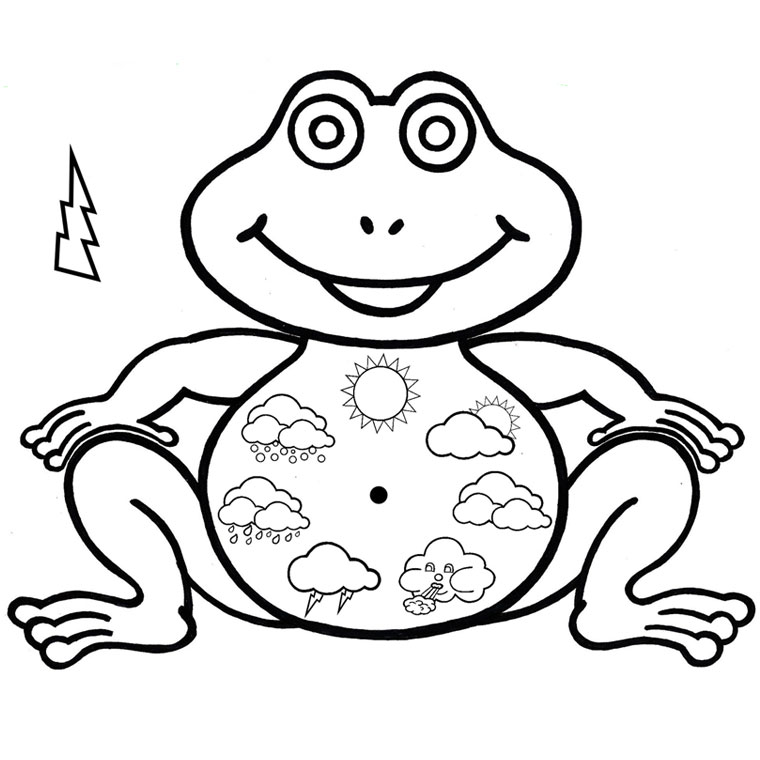 Dessin à colorier: Grenouille (Animaux) #7576 - Coloriages à Imprimer Gratuits