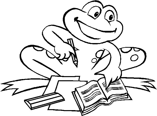 Dessin à colorier: Grenouille (Animaux) #7581 - Coloriages à Imprimer Gratuits