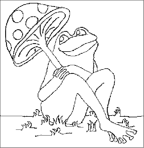 Dessin à colorier: Grenouille (Animaux) #7657 - Coloriages à Imprimer Gratuits