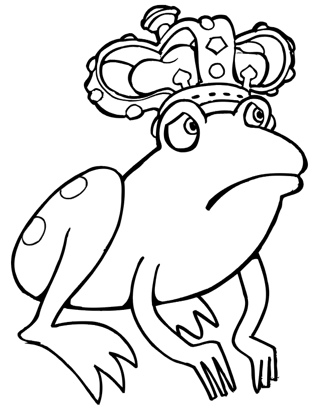 Dessin à colorier: Grenouille (Animaux) #7693 - Coloriages à Imprimer Gratuits