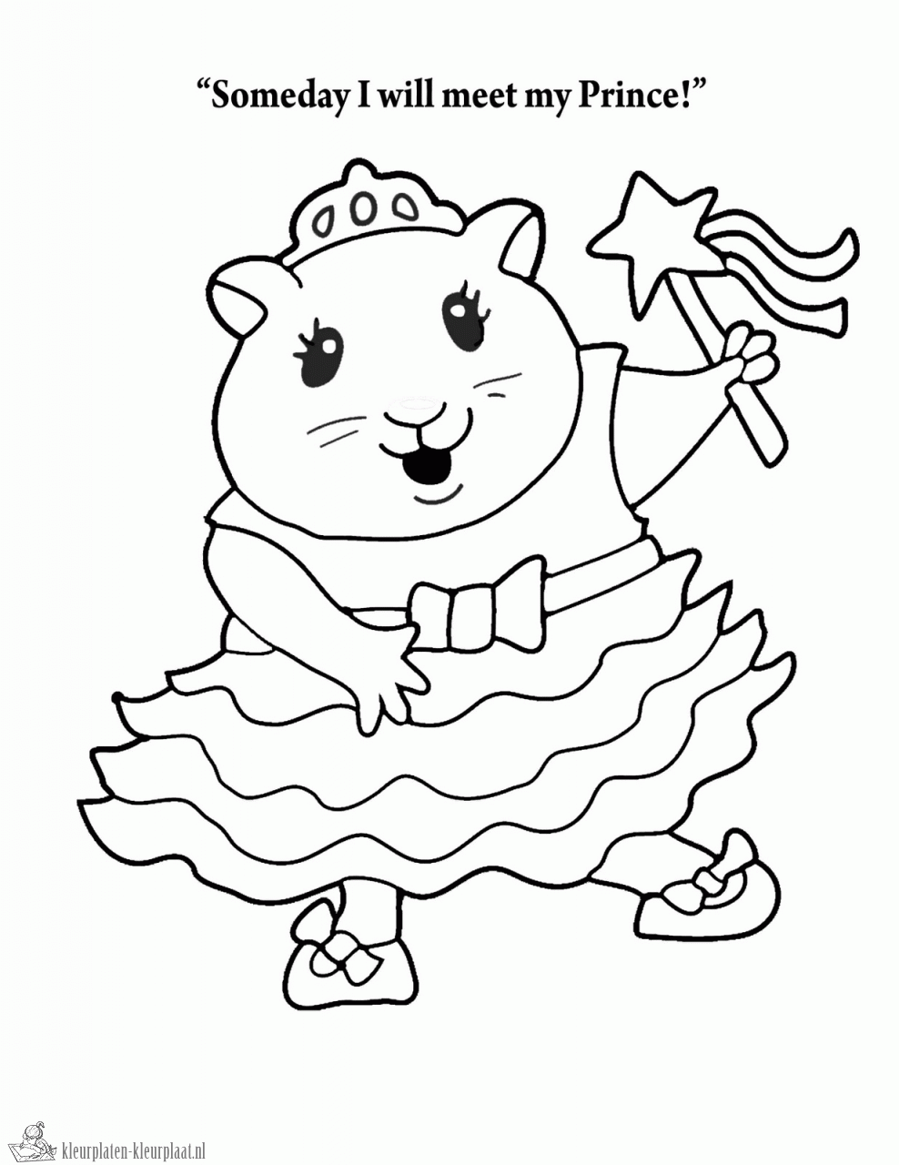 Dessin à colorier: Hamster (Animaux) #8034 - Coloriages à Imprimer Gratuits