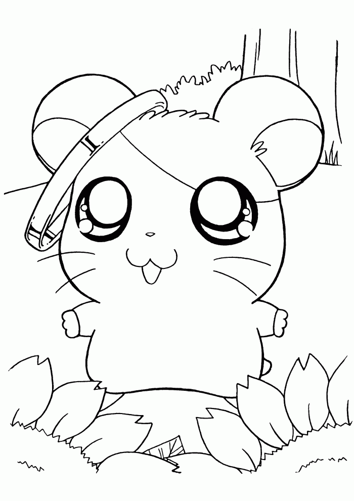 Dessin Hamster #8071 (Animaux) à colorier – Coloriages à imprimer