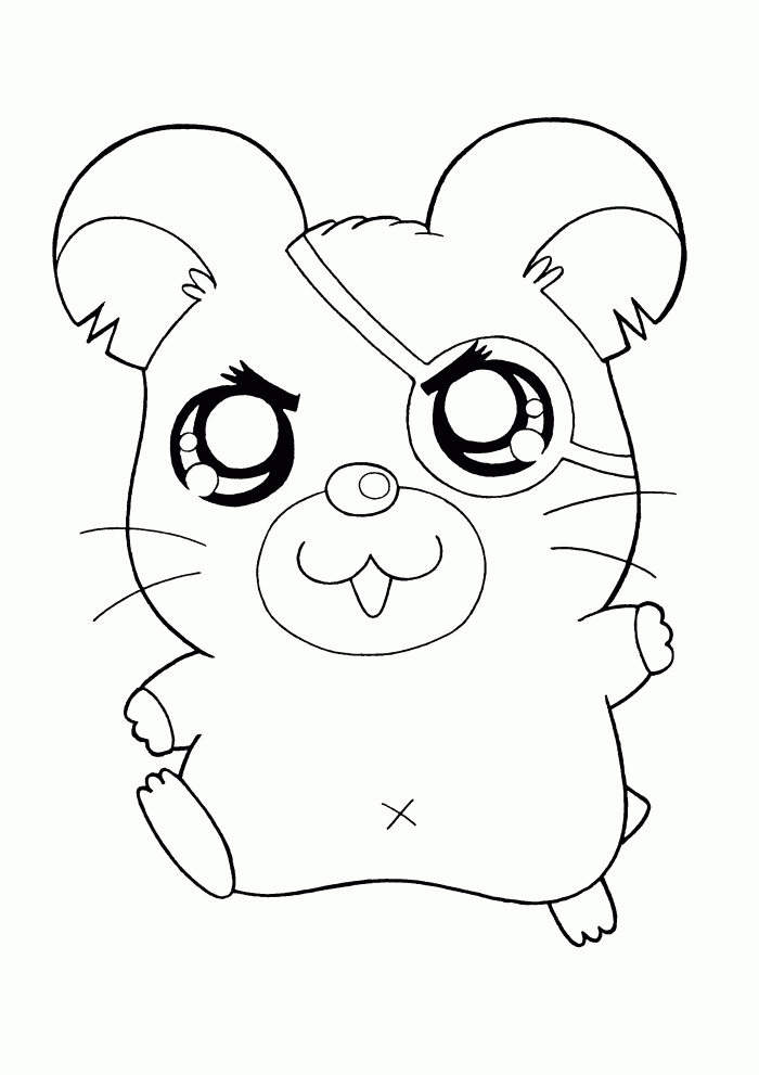 Dessin Hamster #8079 (Animaux) à colorier – Coloriages à imprimer