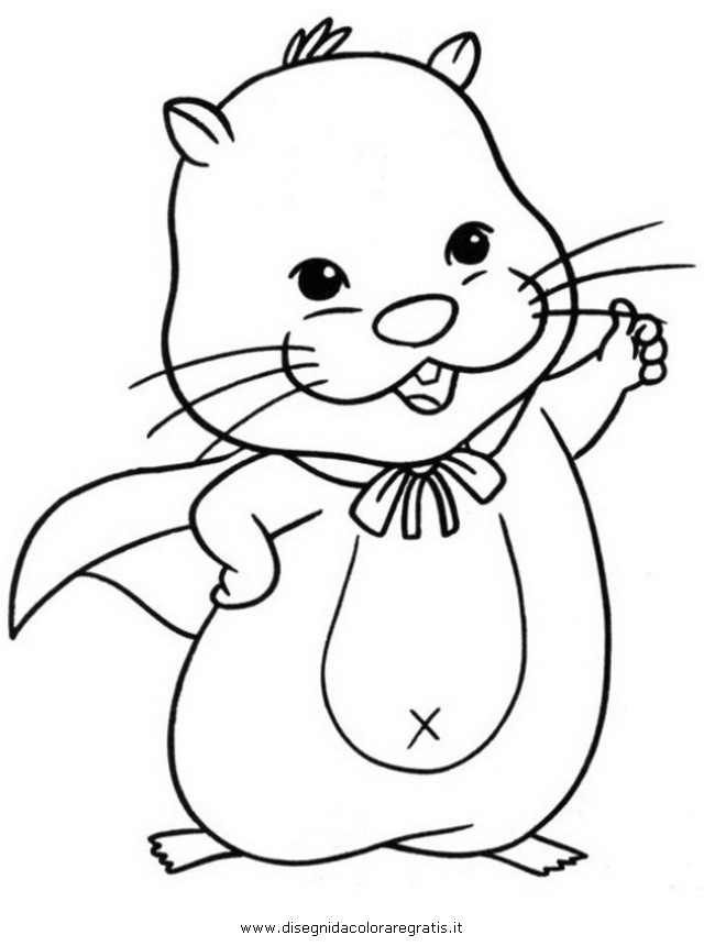 Dessin à colorier: Hamster (Animaux) #8084 - Coloriages à Imprimer Gratuits