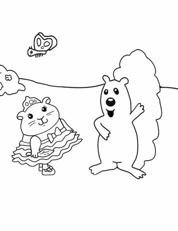 Dessin à colorier: Hamster (Animaux) #8186 - Coloriages à Imprimer Gratuits