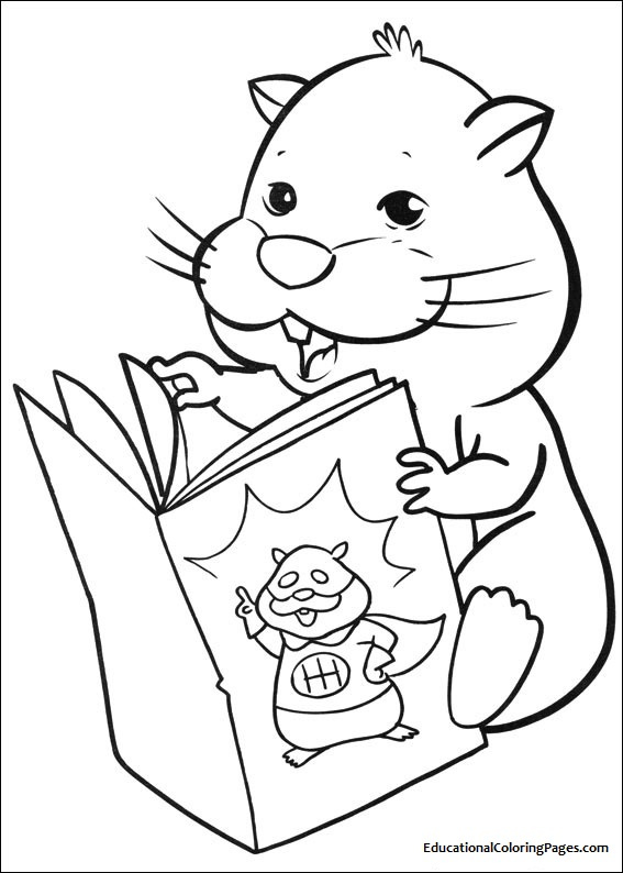 Dessin à colorier: Hamster (Animaux) #8193 - Coloriages à Imprimer Gratuits