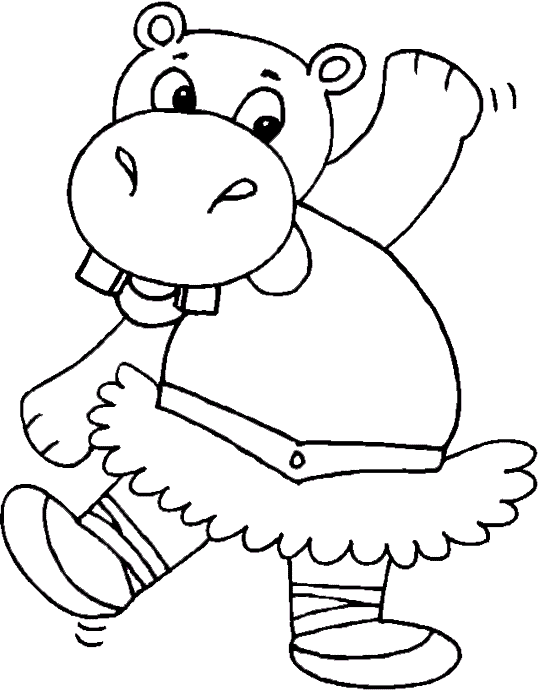 Coloriage Hippopotame #8618 (Animaux) – Dessin à colorier – Coloriages