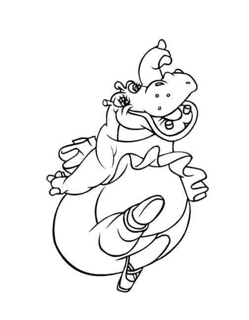Dessin à colorier: Hippopotame (Animaux) #8763 - Coloriages à Imprimer Gratuits