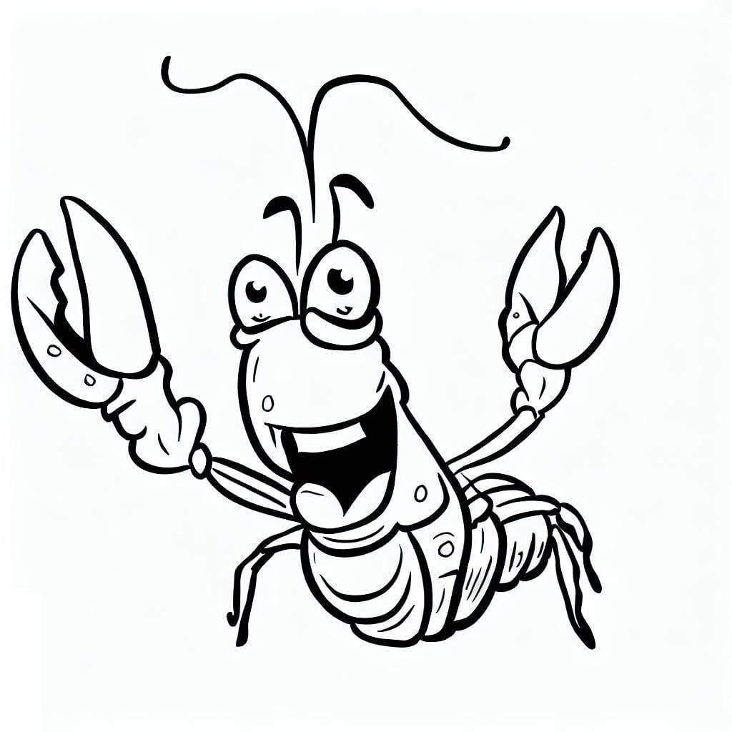 Dessin à colorier: Homard (Animaux) #186712 - Coloriages à Imprimer Gratuits