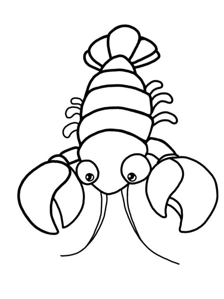 Dessin à colorier: Homard (Animaux) #186714 - Coloriages à Imprimer Gratuits