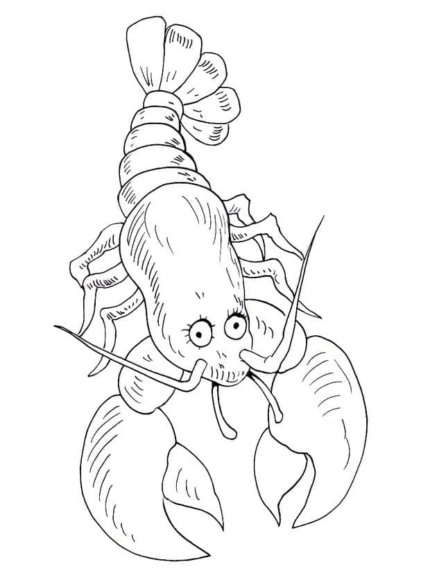 Dessin à colorier: Homard (Animaux) #186719 - Coloriages à Imprimer Gratuits