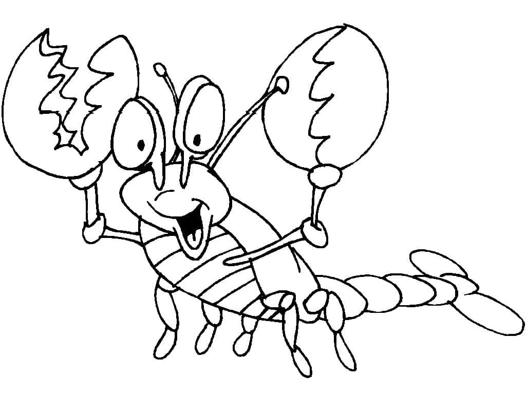 Dessin à colorier: Homard (Animaux) #186721 - Coloriages à Imprimer Gratuits