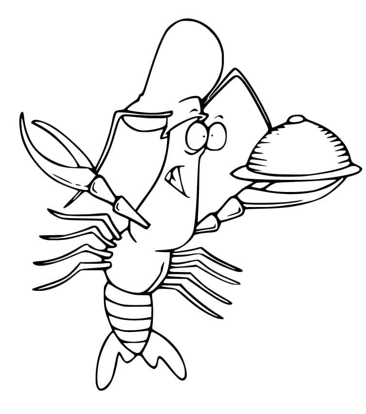 Dessin à colorier: Homard (Animaux) #186723 - Coloriages à Imprimer Gratuits