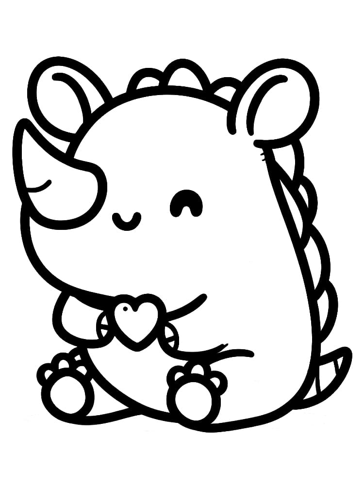 Dessin à colorier: Kawaii Animaux (Animaux) #209244 - Coloriages à Imprimer Gratuits