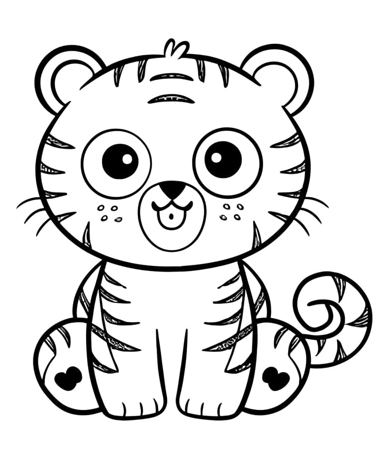 Dessin à colorier: Kawaii Animaux (Animaux) #209272 - Coloriages à Imprimer Gratuits