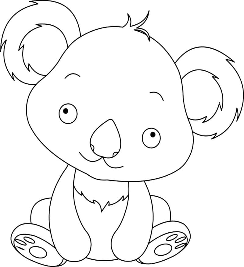 Coloriage gratuit Koala #178765 de la collection Animaux à imprimer Coloriage gratuit Koala #178765 de la collection Animaux à imprimer