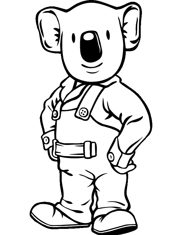 Dessin à colorier: Koala (Animaux) #9450 - Coloriages à Imprimer Gratuits