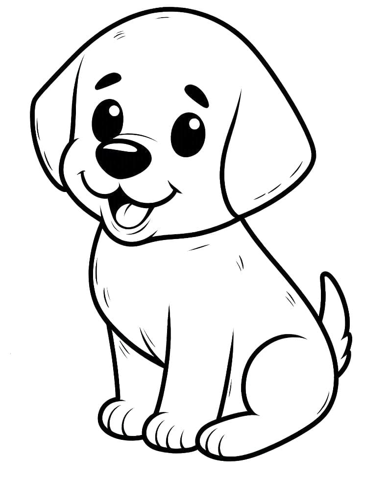 Coloriage gratuit Labrador #220728 de la collection Animaux à imprimer Coloriage gratuit Labrador #220728 de la collection Animaux à imprimer