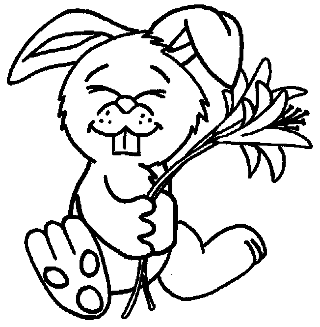 Dessin à colorier: Lapin (Animaux) #9512 - Coloriages à Imprimer Gratuits