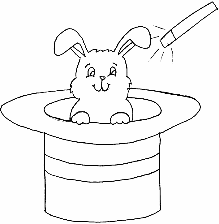 Dessin à colorier: Lapin (Animaux) #9668 - Coloriages à Imprimer Gratuits