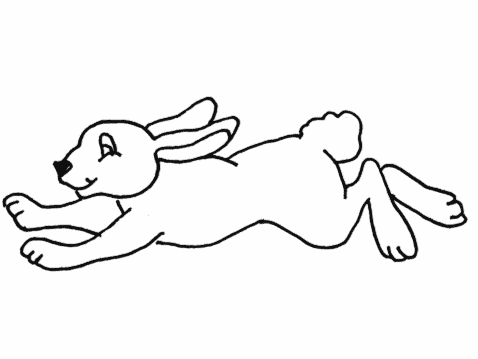 Dessin à colorier: Lapin (Animaux) #9677 - Coloriages à Imprimer Gratuits