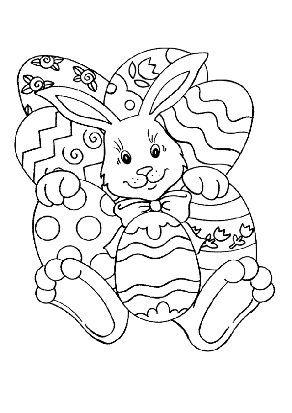 Dessin à colorier: Lapin (Animaux) #9690 - Coloriages à Imprimer Gratuits