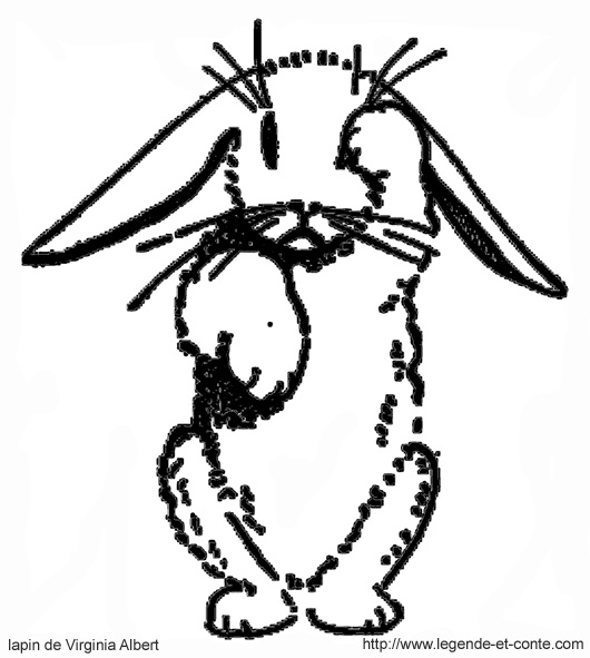 Dessin à colorier: Lapin (Animaux) #9691 - Coloriages à Imprimer Gratuits