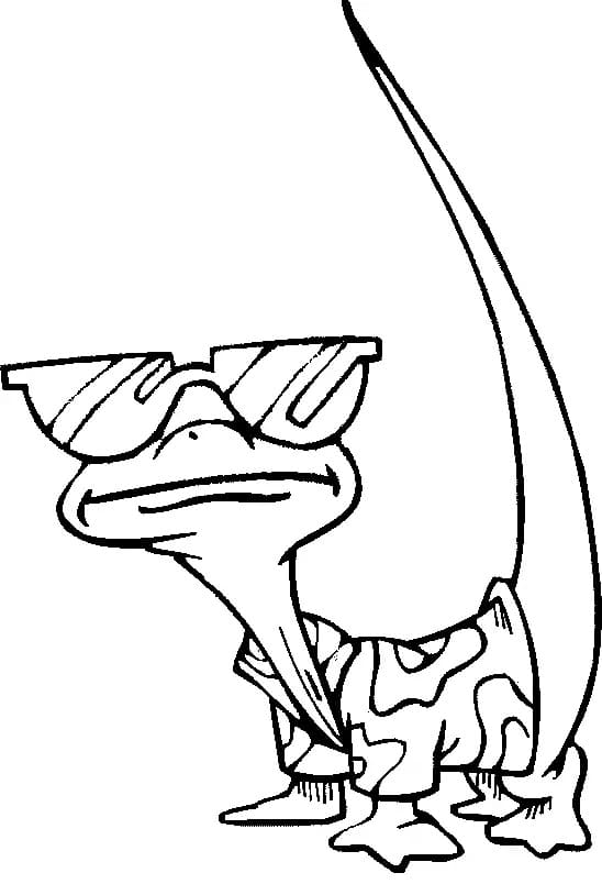 Dessin à colorier: Lézard (Animaux) #179646 - Coloriages à Imprimer Gratuits