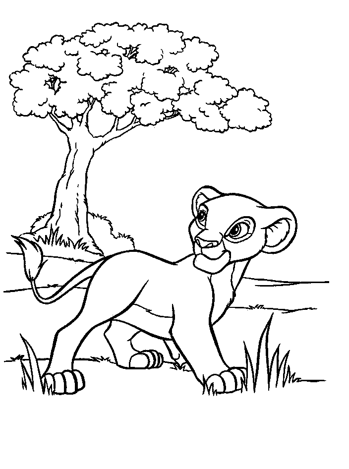 Dessin à colorier: Lion (Animaux) #10263 - Coloriages à Imprimer Gratuits