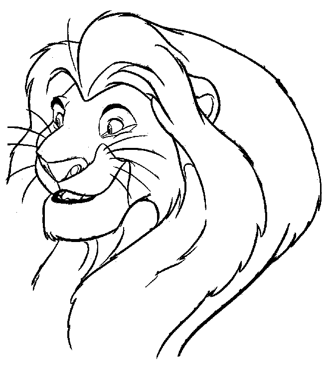 Dessin à colorier: Lion (Animaux) #10275 - Coloriages à Imprimer Gratuits