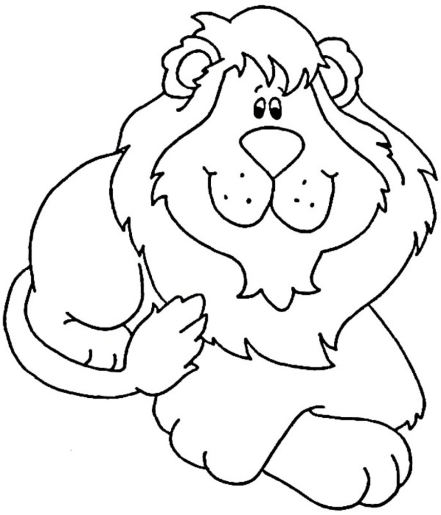 Dessin à colorier: Lion (Animaux) #10277 - Coloriages à Imprimer Gratuits