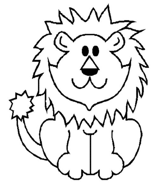 Dessin à colorier: Lion (Animaux) #10281 - Coloriages à Imprimer Gratuits
