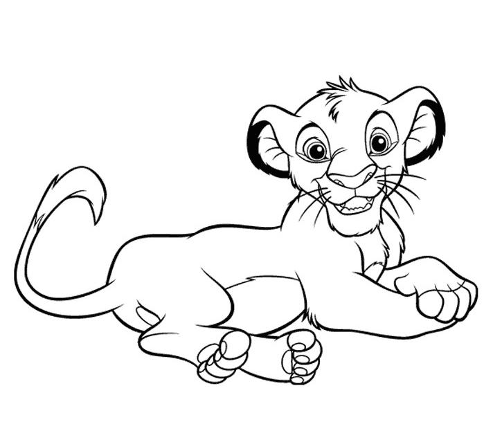 Dessin à colorier: Lion (Animaux) #10309 - Coloriages à Imprimer Gratuits