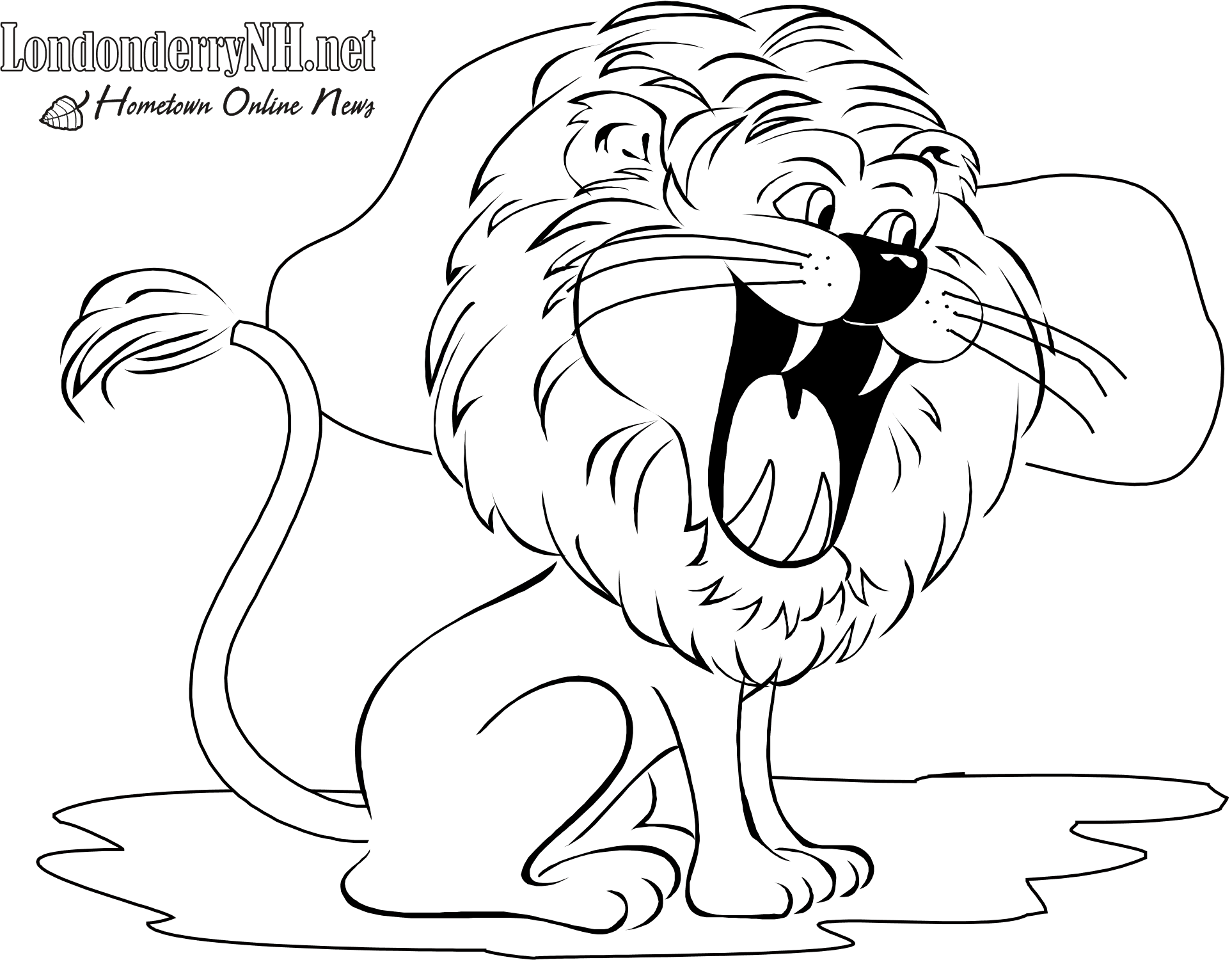 Dessin à colorier: Lion (Animaux) #10323 - Coloriages à Imprimer Gratuits