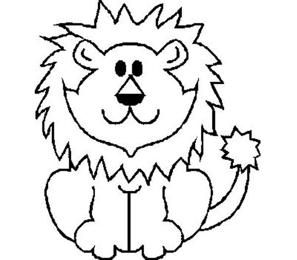 Dessin à colorier: Lion (Animaux) #10324 - Coloriages à Imprimer Gratuits